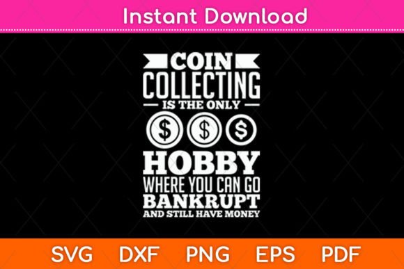 Coin Collecting Graphics for Crafts