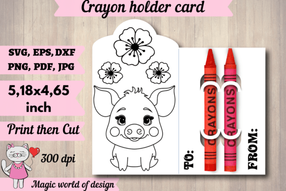 Cute Baby Pig Graphics for Crafts