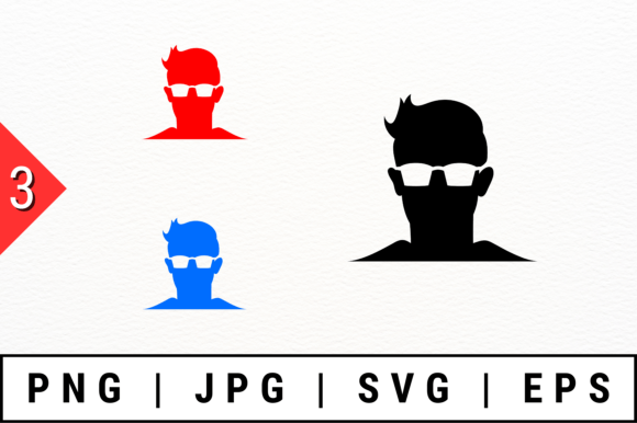 Glasses Silhouette Graphics for Crafts