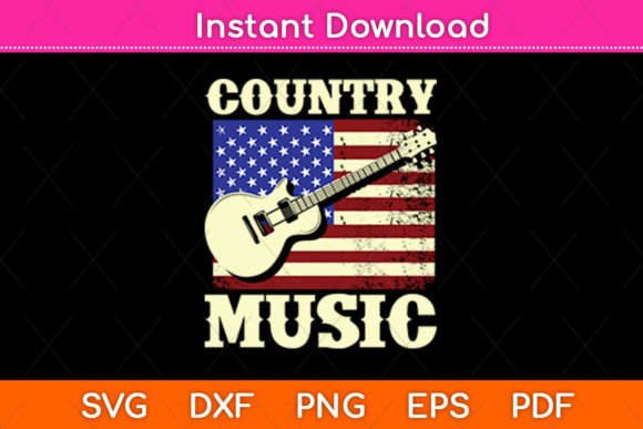 Reviewing the Country Music American Flag Guitar Design