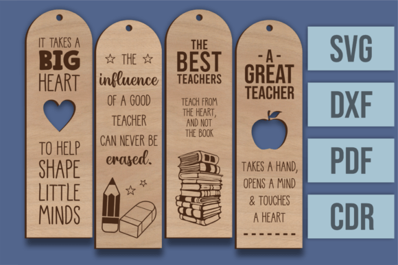Teacher Bookmark Graphics for Crafts